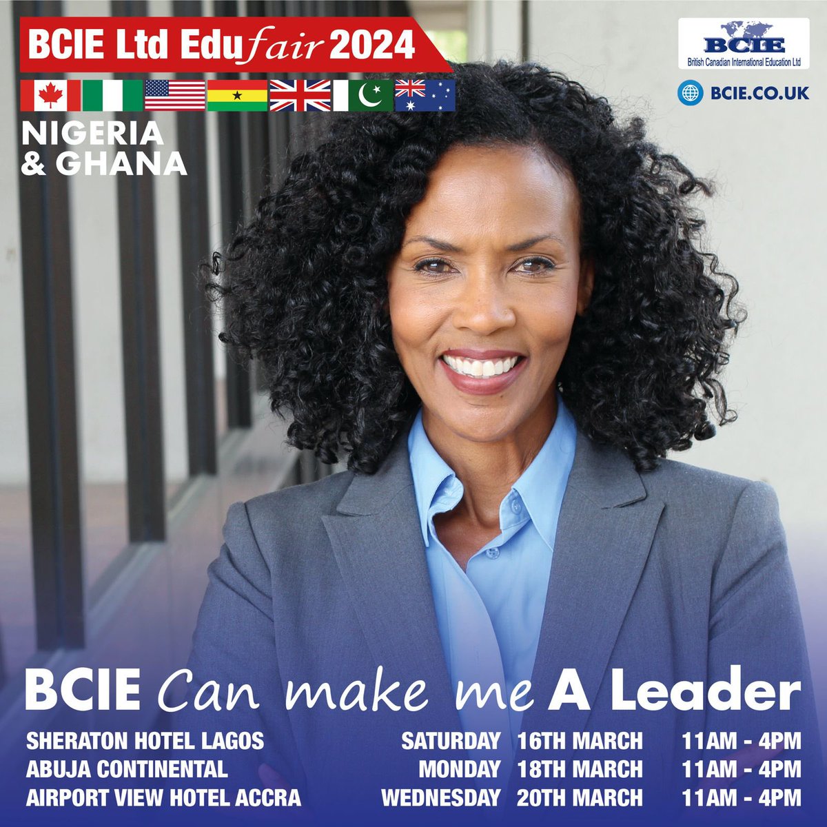 BCIEUK's tweet photo. BCIE can make YOU a winner,
BCIE can make YOU a leader,
BCIE can make YOU successful,
BCIE can make YOU focused.
Mark your calendars and seize this opportunity to kickstart your journey towards academic excellence! #Edufair #StudyAbroad #Ghana #Nigeria 
https://t.co/LCYRMJFP7x https://t.co/elL089dBjp