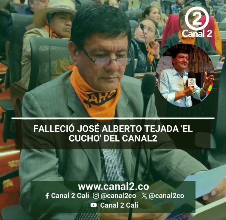 Un amigo, un hermano UN VETERANO POR COLOMBIA nos deja GRACIAS “Cucho” 
⁦<a href="/joaltejada/">JOSÉ ALBERTO TEJADA E.</a>⁩