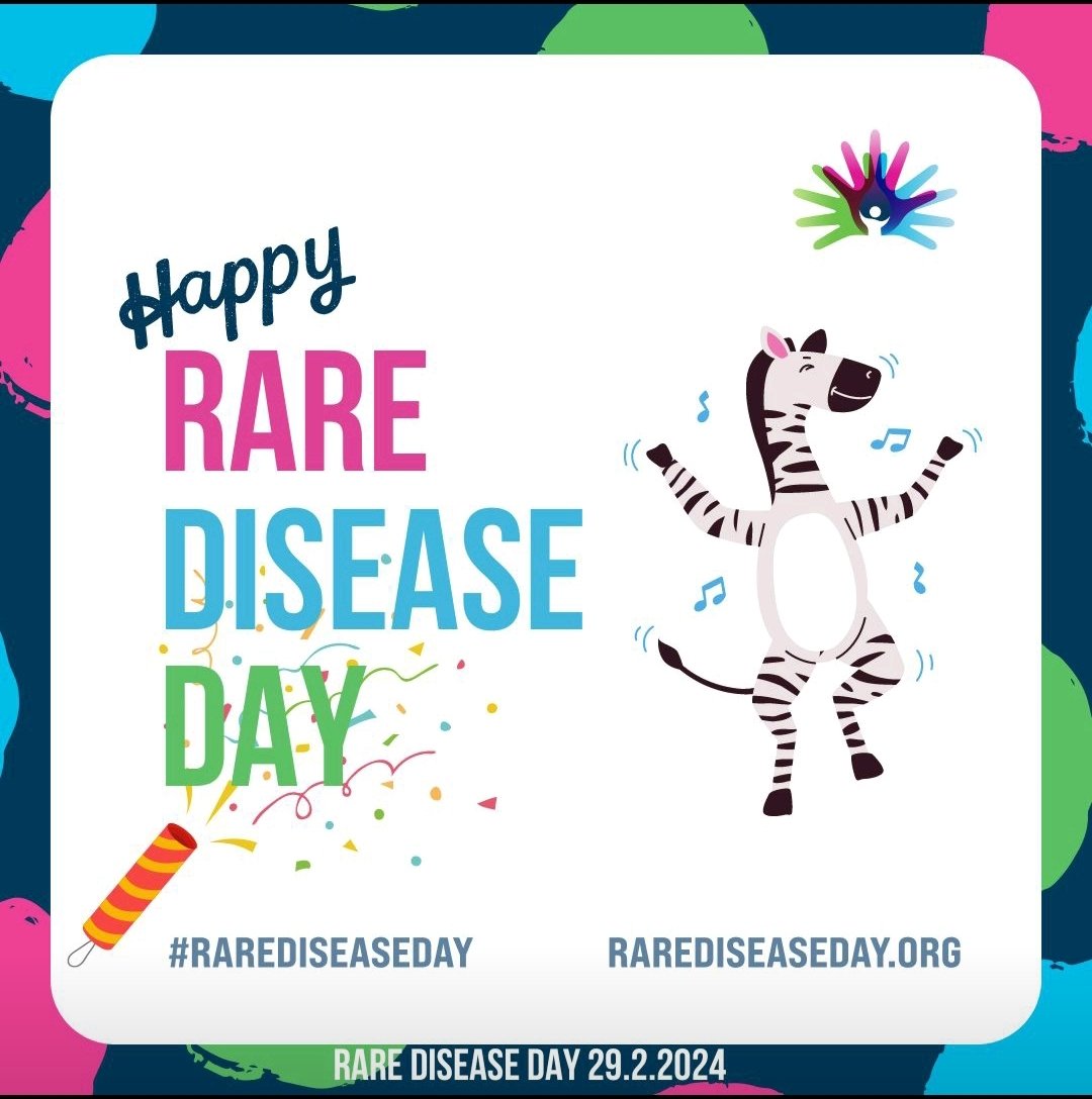 Der heutige Tag ist für alle Betroffenen mit einer #SeltenenErkrankung. Der #RareDiseaseDay wird weltweit begangen & soll #Awareness, also Aufmerksamkeit für die sog. Waisen der Medizin schaffen. Für Betroffene von #RareDisease gibt es (immer) noch zu wenig Forschung usw.