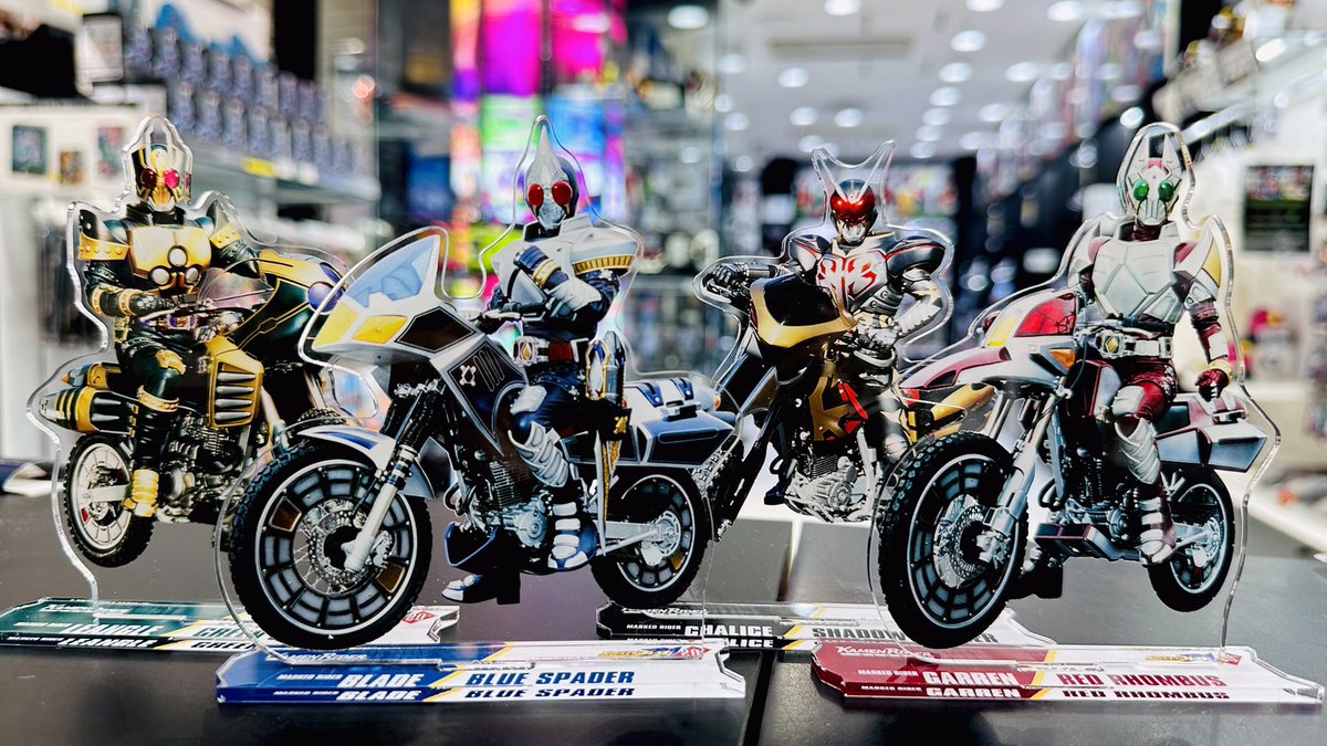 仮面ライダー剣　20th ダブルアクリルスタンド　3種　コンプリートセット 公式】仮面ライダー剣 20th Anniversary STAGE&TALK on X