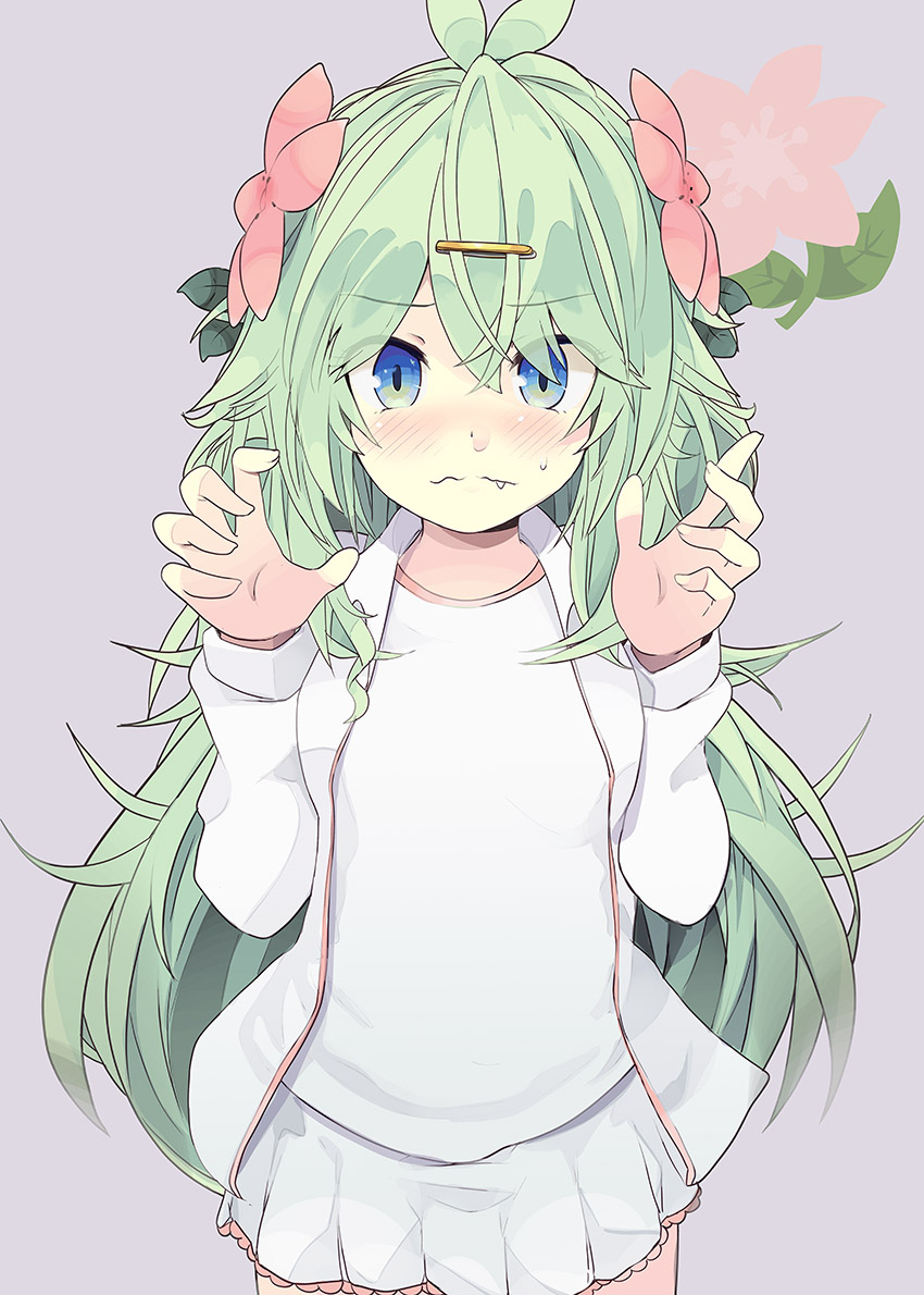 #今月描いた絵を晒そう 
【ポケ擬】👹🌺/🐱は1月 