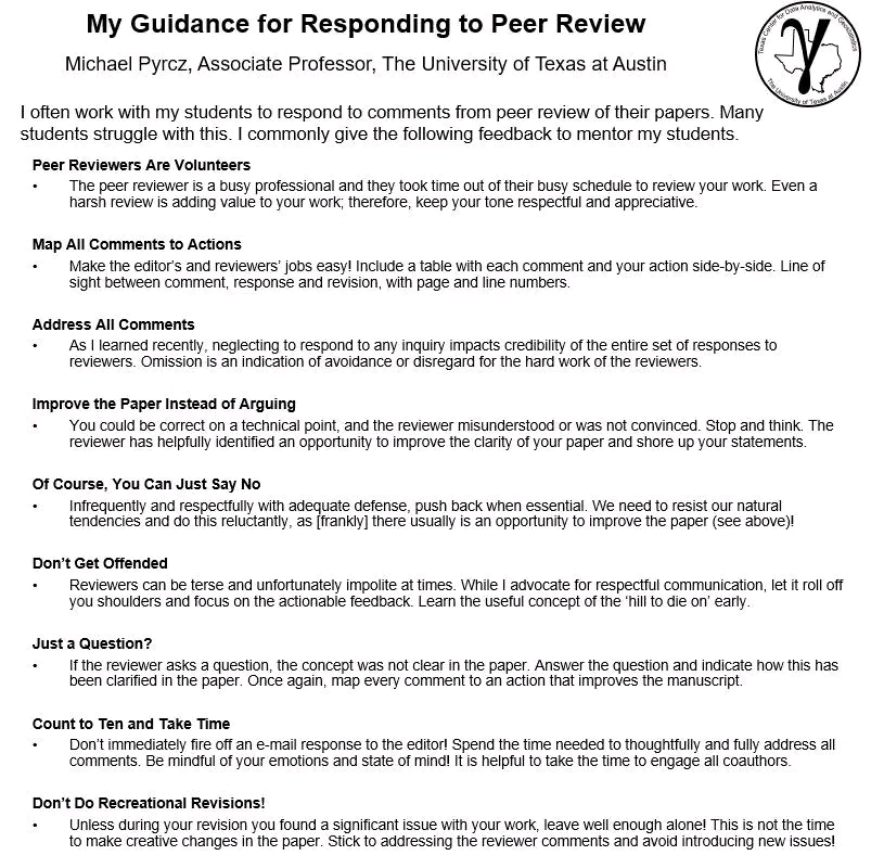 How to Respond To Peer Review👇#AcademicTwitter #PhD #AcademicHelp