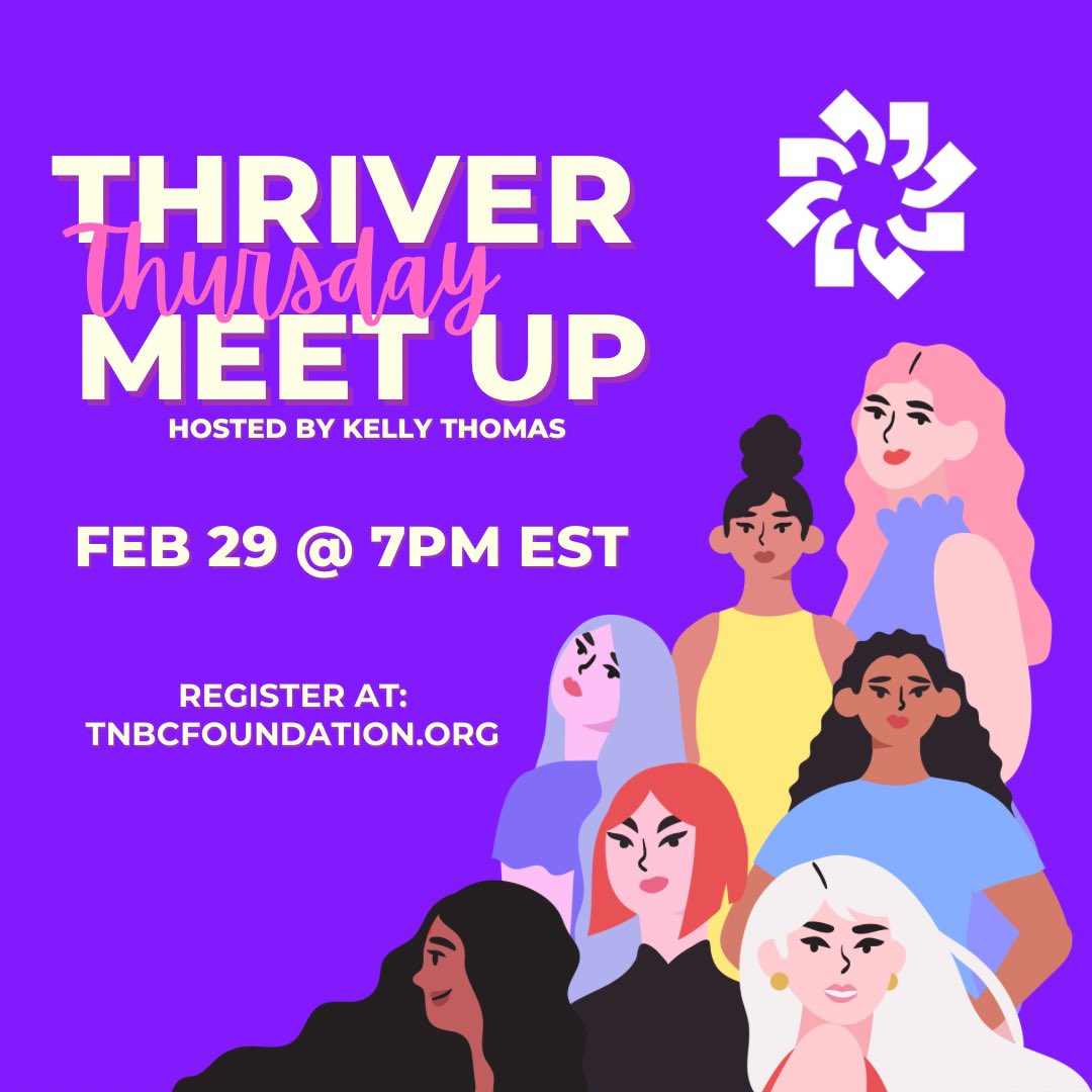 Join us tonight for leap day thriver chat! Never recorded and always a safe space to share! Register at tnbcfoundation.org 👩‍💻💜