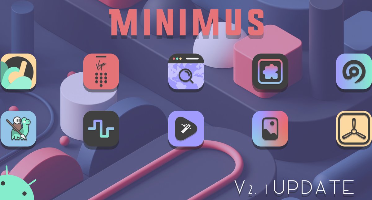Sleek, minimal, and smooth - the MINIMUS icon pack is redefining your homescreen aesthetics. Grab the FREE V.2.1 update on Google Play now with 52 new icons! #IconPack #MinimalistDesign #TechStyle

Google Play: tinyurl.com/MinimusGPlay
Gumroad: tinyurl.com/MinimusGumroad