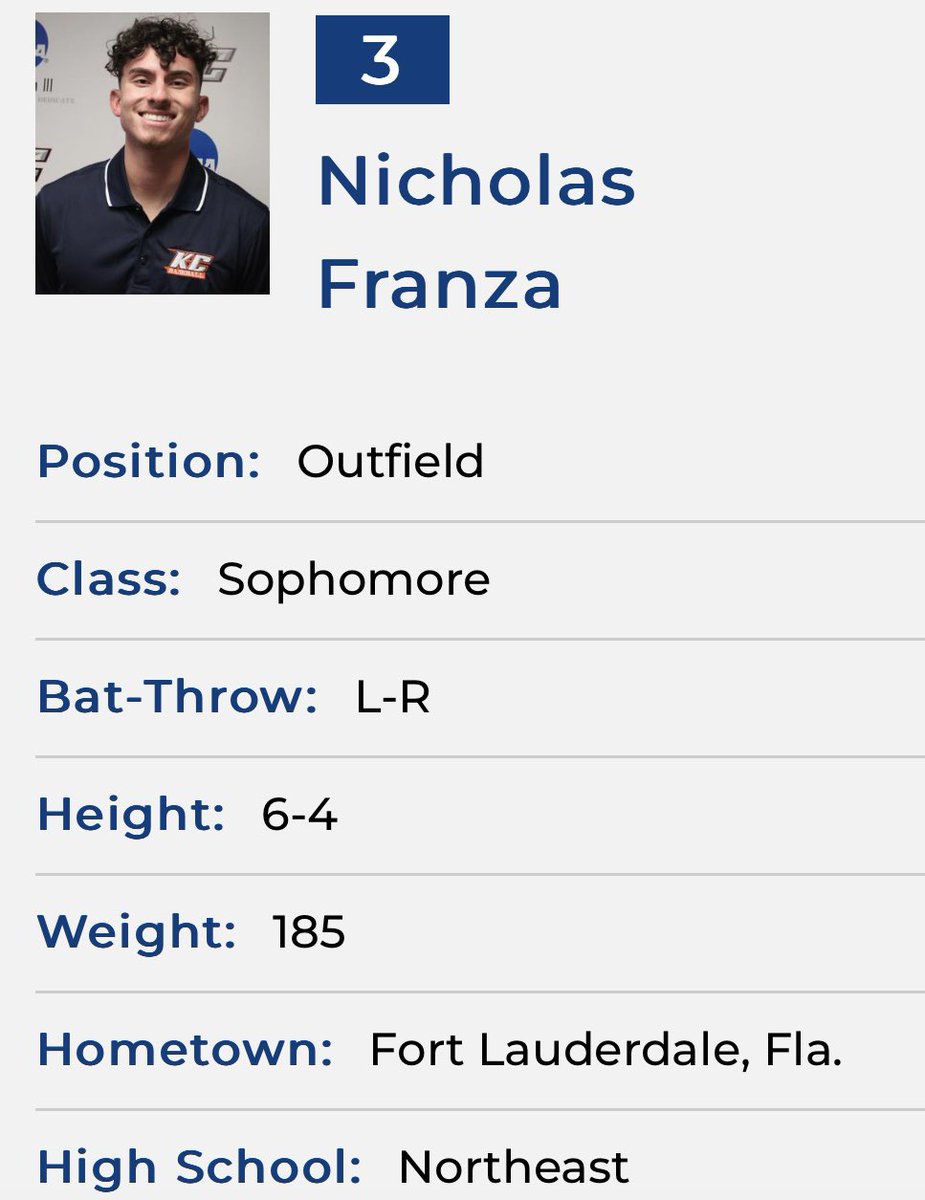 🚨Good luck to #CBRAlum So. OF <a href="/FranzaNicholas/">Nicholas Franza</a> &amp; <a href="/KeystoneBase/">𝐊𝐞𝐲𝐬𝐭𝐨𝐧𝐞 𝓖𝓲𝓪𝓷𝓽𝓼 𝐁𝐚𝐬𝐞𝐛𝐚𝐥𝐥</a> as they start their season today against Hanover College!🚨#CBRFam
