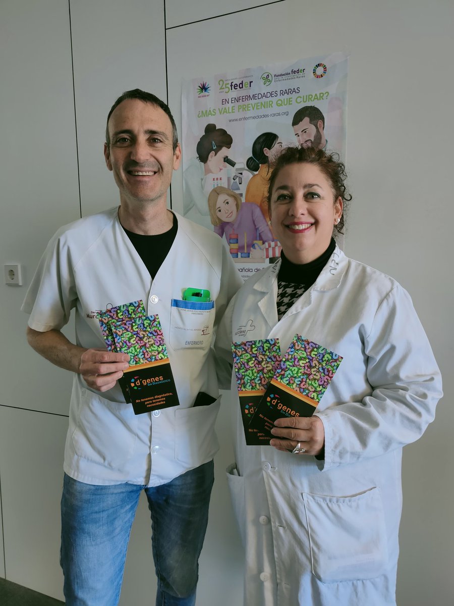 CS Totana Sur (@totanasur) on Twitter photo El 29 de febrero es el #DiaMundialEnfermedadesRaras y en <a href="/CS_TotanaSur/">CS Totana Sur</a> apoyamos a estos pacientes y sus familias dando visibilidad y acompañando en los actos organizados por <a href="/dgenesmurcia/">D'Genes Asoc. de ER</a> para reforzar
👉🏻 El diagnóstico precoz
👉🏻La investigación
👉🏻 El acceso a tratamientos El 29 de febrero es el #DiaMundialEnfermedadesRaras y en <a href="/CS_TotanaSur/">CS Totana Sur</a> apoyamos a estos pacientes y sus familias dando visibilidad y acompañando en los actos organizados por <a href="/dgenesmurcia/">D'Genes Asoc. de ER</a> para reforzar
👉🏻 El diagnóstico precoz
👉🏻La investigación
👉🏻 El acceso a tratamientos