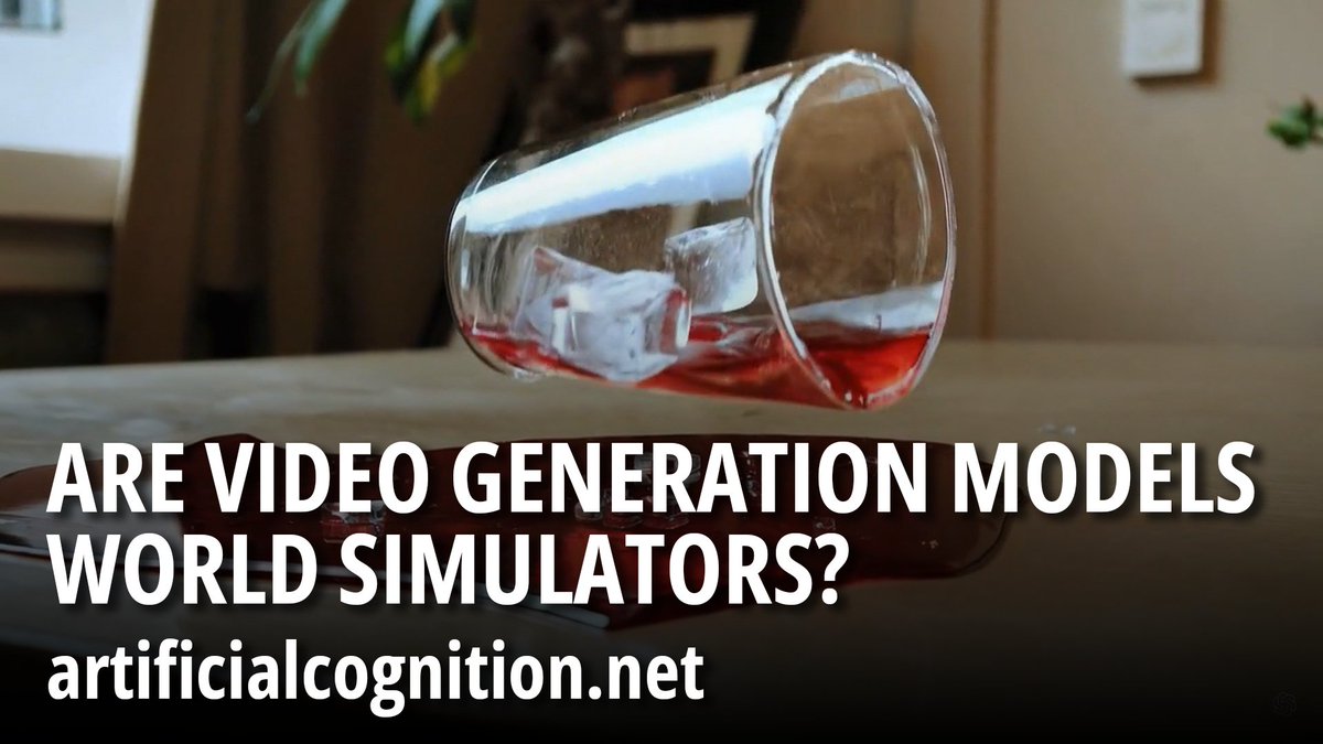 OpenAI unveiled its video generation model Sora two weeks ago. The technical report emphatically suggests that video generation models like Sora are world simulators. Are they? What does that even mean? I'm taking a deep dive into these questions in a new blog post (link below).