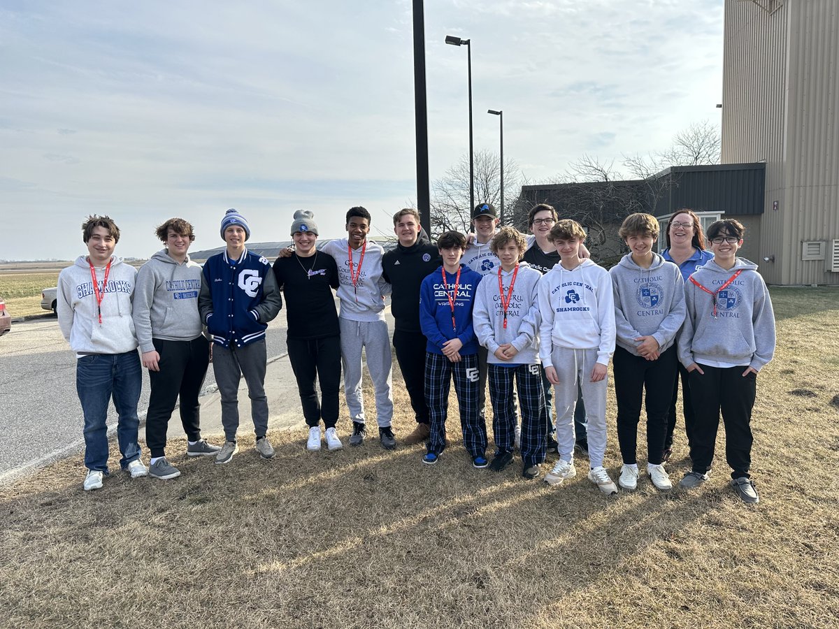 The Flying Shamrocks student organization took a field trip to the Yankee Air Museum located at Willow Run airport in Ypsilanti. Read More: catholiccentral.net/news/latest-ne…
