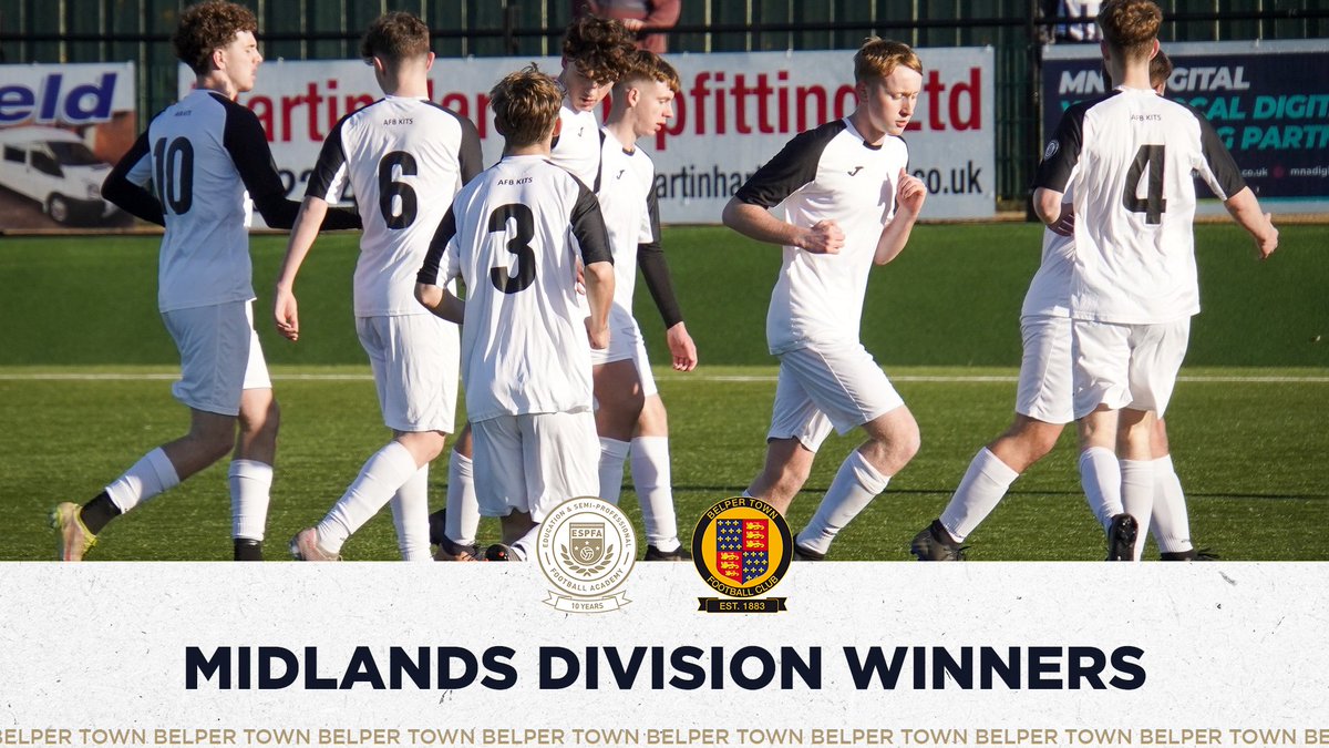 ESPFA (@espfacademy) on Twitter photo Congratulations to ESPFA Derbyshire (<a href="/BelperTownFC/">๐๐ฒ๐น๐ฝ๐ฒ๐ฟ ๐ง๐ผ๐๐ป | ๐ฃ๐ช๐ช๐ฅ</a> Yellow) who have won the Midlands division for the second consecutive year and now progress to the ESPFA National Grand Final in May. Congratulations to ESPFA Derbyshire (<a href="/BelperTownFC/">๐๐ฒ๐น๐ฝ๐ฒ๐ฟ ๐ง๐ผ๐๐ป | ๐ฃ๐ช๐ช๐ฅ</a> Yellow) who have won the Midlands division for the second consecutive year and now progress to the ESPFA National Grand Final in May.