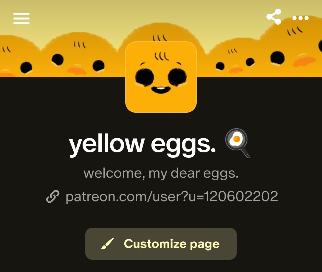 an egg-lusive community made just for you. 💛 patreon.com/user?u=1206022…