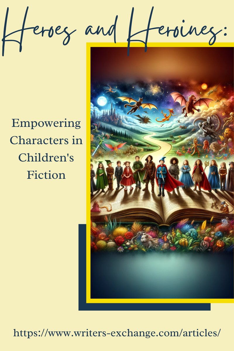 New Article: In the realm of children's literature, heroes and heroines stand as towering figures of inspiration and guidance...
writers-exchange.com/heroes-and-her…
#childrensfiction #childrensbooks #heroes #books #reading #articles #WritersExchangeEPublishing