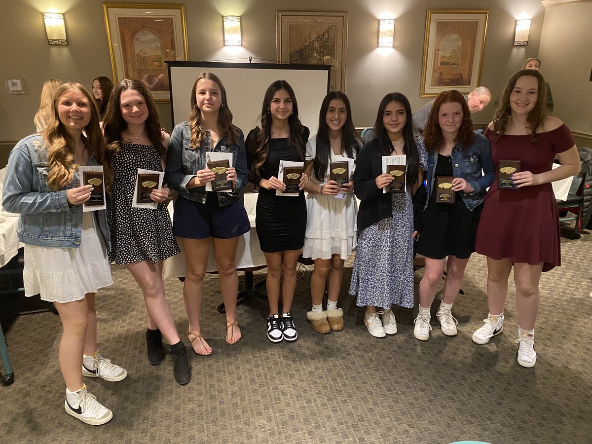 Freshman A Team Award Winners:

Most Valuable Player
Gyneen Ali 

Most Improved Player
Audrey Haas

Heart and Hustle Award
Jillian Wallery

Teammate of the Year
Carsen Schoenecker 

Congratulations, girls!