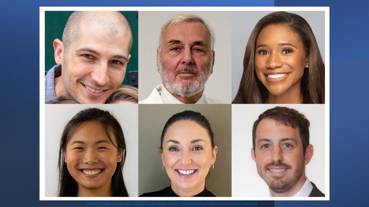 This year's winners of the 2024 Dr. Richard Simon Excellence in Clinical Neurosciences Awards, named for Dr. Richard Simon (top center), are Matthew Scoggins, Jasmin Williams, Nathan Leclair, Susan Shafer, and Lily Zhong, (clockwise from top left). Congratulations! #uconnhealth