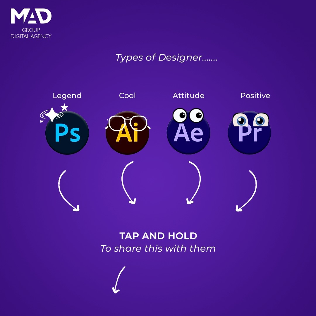 Explore the diverse world of designers and their unique specialties! 🎨✨

#GraphicDesignerMemes #Memes #Designer #Madgroup #DesignersUnite #CreativeCommunity