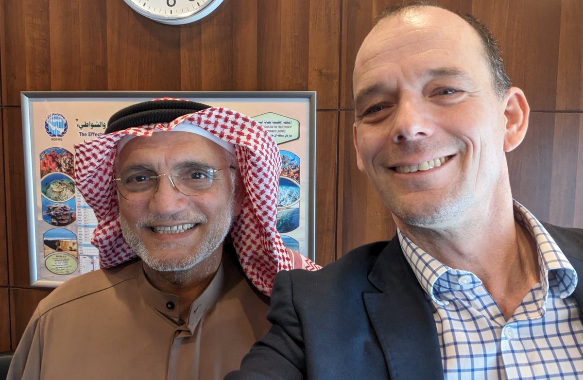 A pleasure to join Dr Jassem Beshara <a href="/ROPME/">ROPME</a> HQ on his last day as Executive Secretary. Best wishes for your retirement. 

I look forward to working with <a href="/ROPME/">ROPME</a> as it builds on your legacy.