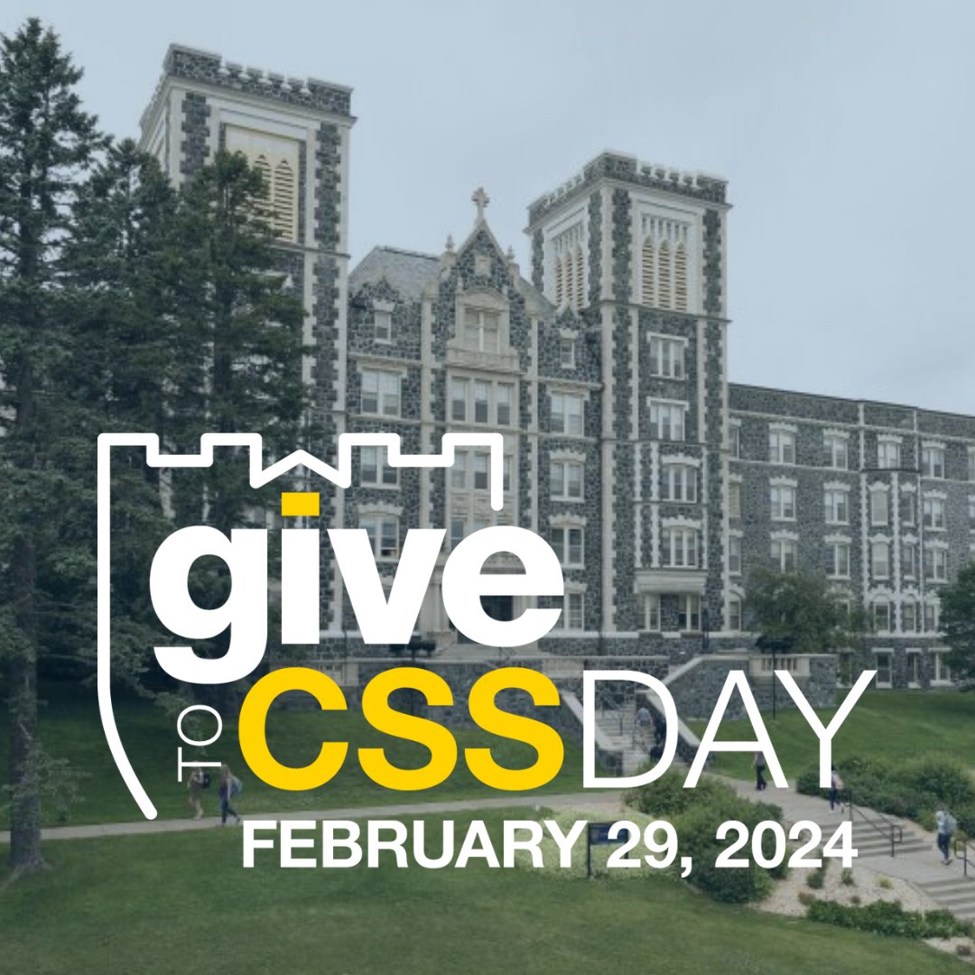 CSS_SBT's tweet image. It’s here! Today is #GiveToCSSDay2024! Don’t miss this opportunity to support the Saints you love! Visit css.edu/give to learn more. #css #saints #stscholastica