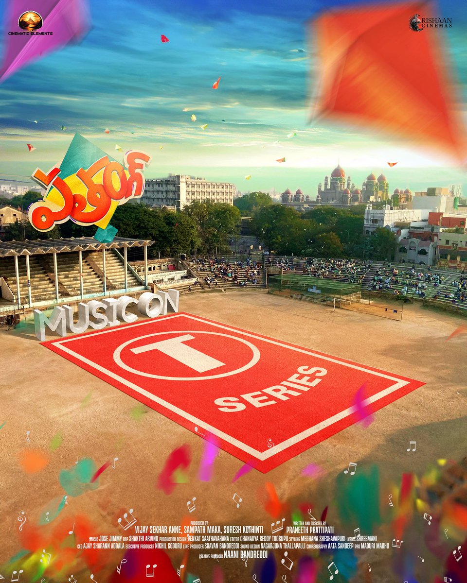 Patang The Film (@patangthefilm) on Twitter photo Music on <a href="/TSeries/">T-Series</a> <a href="/tseriessouth/">T-Series South</a> 🔥
A #JoseJimmy Musical ❤️
#Patang
<a href="/praneethdirects/">Praneeth Prattipati</a> <a href="/naanigadu/">Naani</a> <a href="/CinematElements/">Cinematic Elements</a> <a href="/rishaancinemas/">Rishaan Cinemas</a>
<a href="/Preethipagadal/">Preethi Pagadala</a> Music on <a href="/TSeries/">T-Series</a> <a href="/tseriessouth/">T-Series South</a> 🔥
A #JoseJimmy Musical ❤️
#Patang
<a href="/praneethdirects/">Praneeth Prattipati</a> <a href="/naanigadu/">Naani</a> <a href="/CinematElements/">Cinematic Elements</a> <a href="/rishaancinemas/">Rishaan Cinemas</a>
<a href="/Preethipagadal/">Preethi Pagadala</a>