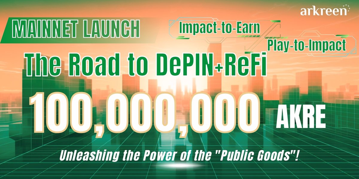 🎉 The event page for 'The Road to DePIN+ReFi' Campaign is now available! Keep track of your airdrop status anytime by visiting 👉console.arkreen.com/airdrop. 
The final results will be based on data collected until March 31st. Follow our guidelines for the best results in our