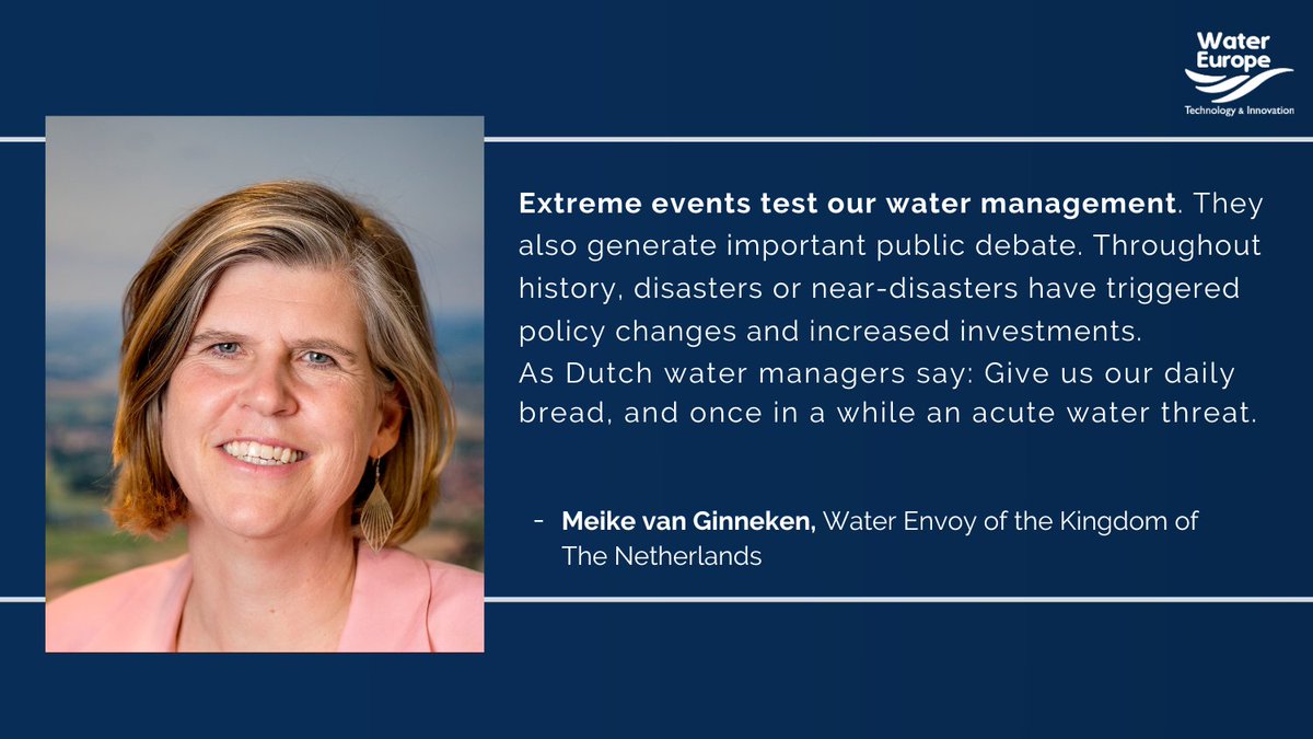 Last month, @MeikeVanGin , #WaterEnvoy of the Kingdom of The 🇳🇱 contributed to our newsletter with a piece on how the Netherlands has been affected by high #waterstress, due to a changing climate. To know more, read her full piece buff.ly/3uepGkR #watermanagement