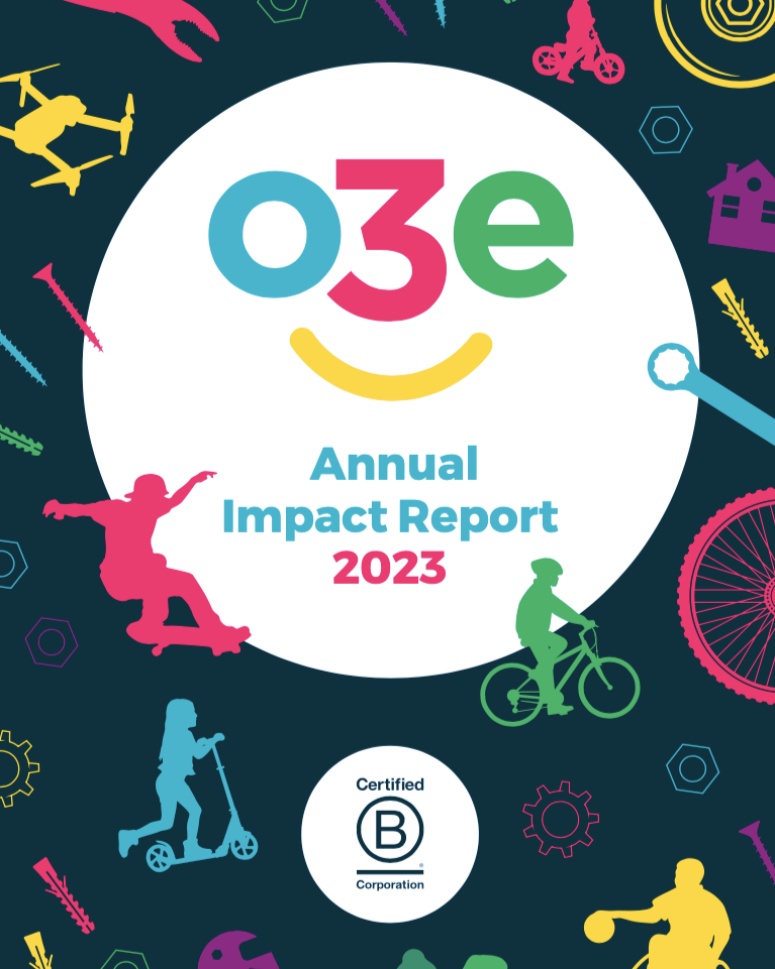 We are delighted to share the o3e Annual Impact Report 2023! 🙌  zurl.co/SbED 

Inside, you will find an array of insights, testimonials and statistics about our work in 2023, as well as our big ambitions for the year ahead.