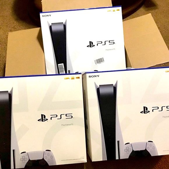 Three People who like this will receive a PS5! Must be following me!