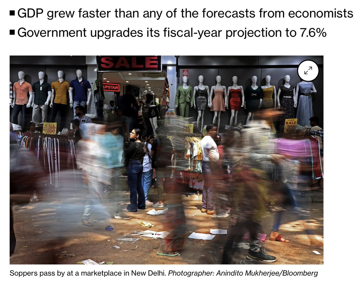 SpringNameless's tweet image. 2023年 印度 GDP 同比 8.4% 赢麻了，真就是走大国的老路吗？