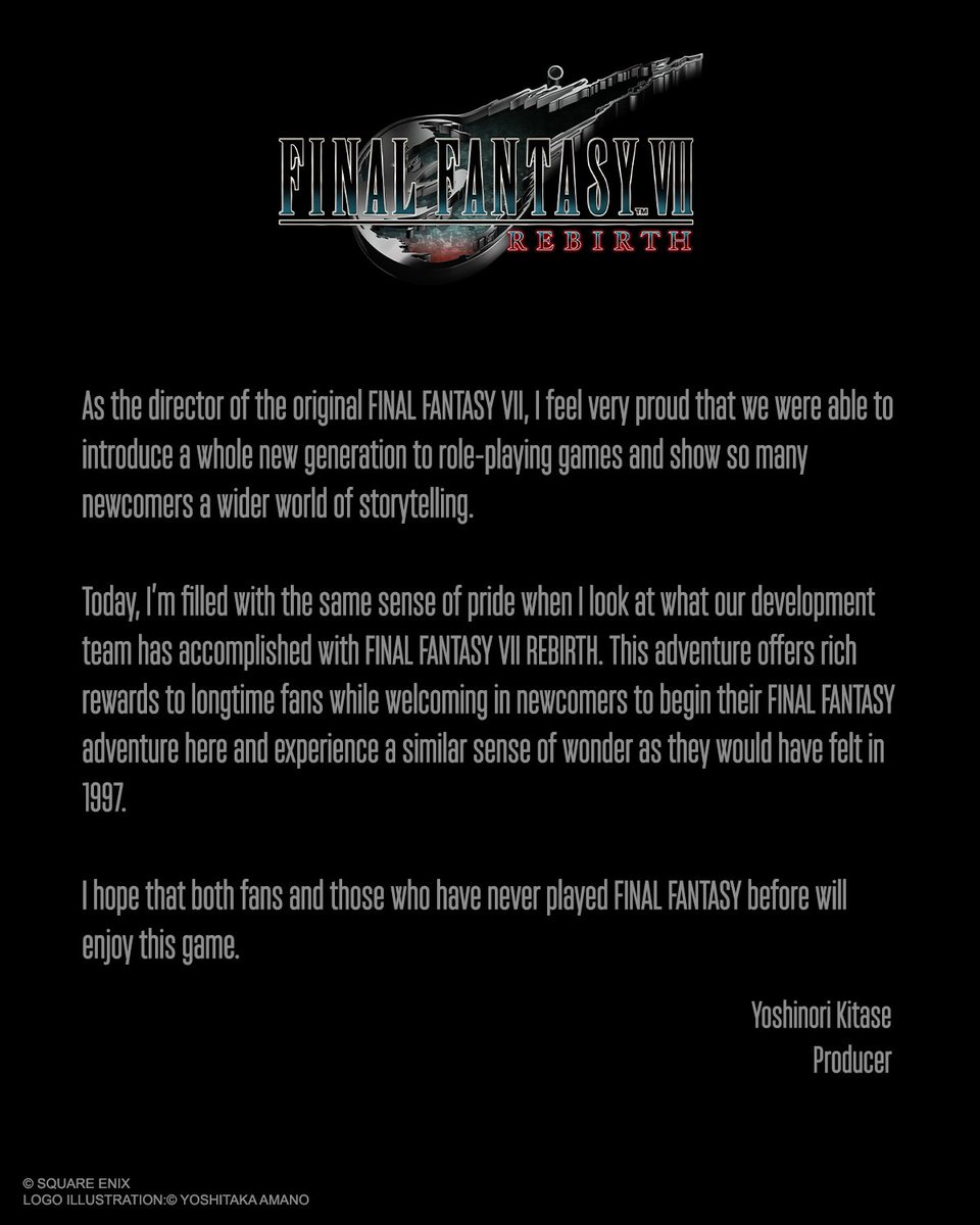 FINAL FANTASY VII tweet media
