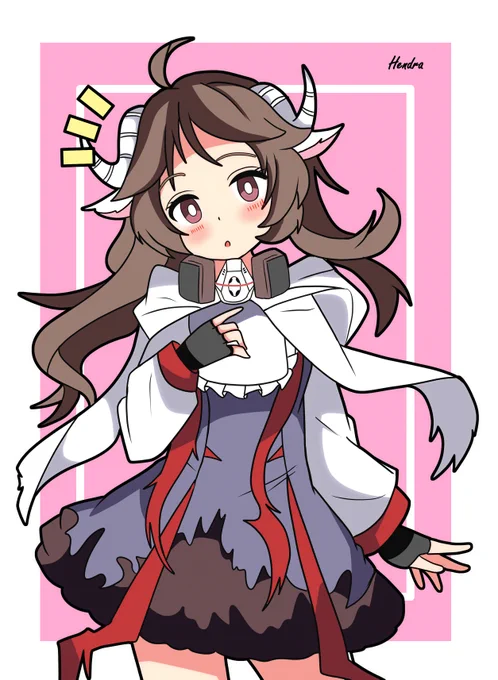 #アークナイツ版深夜の真剣お絵かき60分一本勝負エイヤちゃんです。イラプションは全てを解決する 