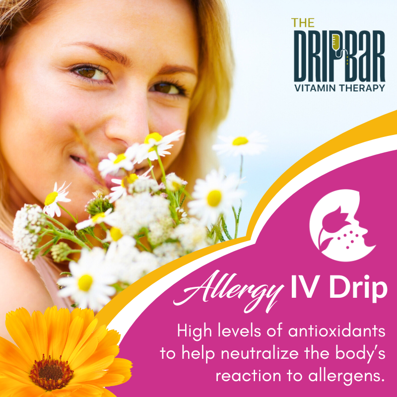 dripbarsebring's tweet photo. The Allergy IV Drip fortifies your body with antioxidants to help neutralize that reaction and keep your symptoms at bay.

(Not intended to diagnose, treat, cure, or prevent any disease.  Please see FDA Disclaimer on our website.) #Sebring #TheDRIPBaRSebring https://t.co/BCoOl8rzIm