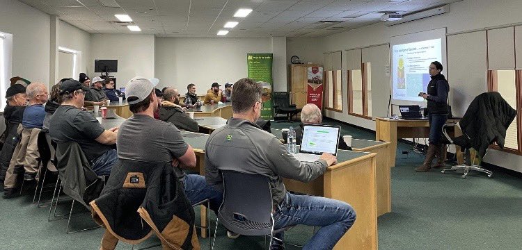 FieldSmartInc's tweet image. It was a packed house yesterday for our Crop Intelligence producer meeting. 🌱
Thanks to everyone who attended!