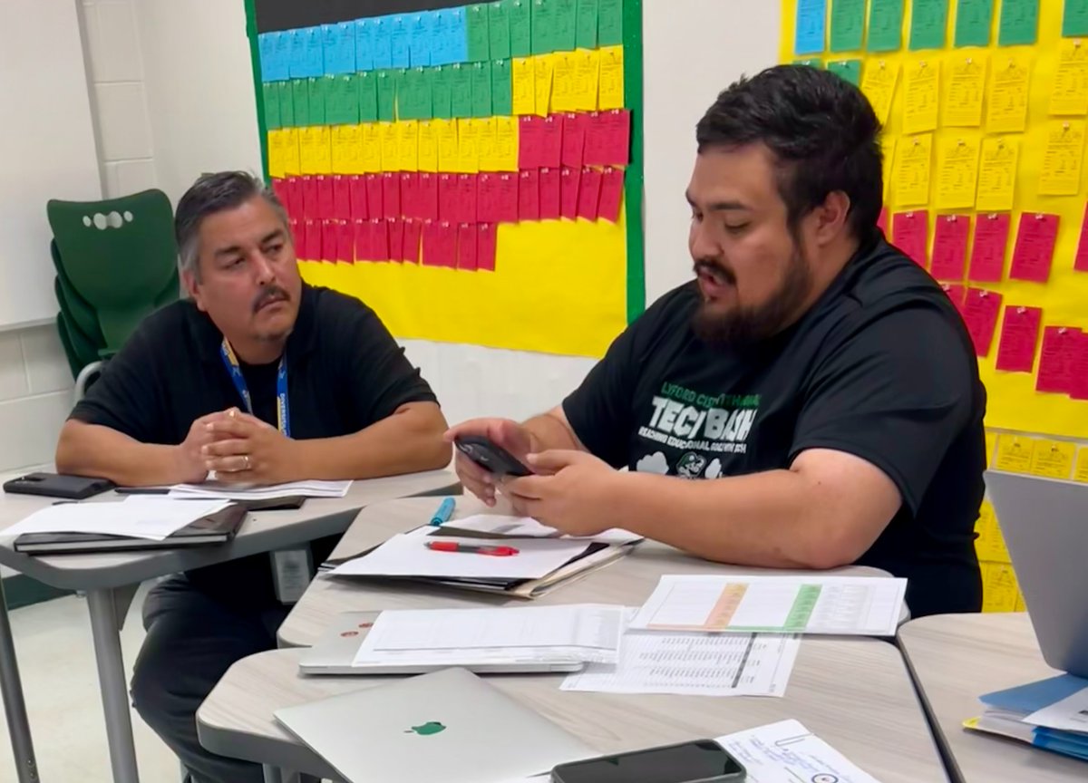 RegionOneESC's tweet image. Our Effective Schools team took charge, guiding @LyfordCISD Middle School teachers and leaders through a dynamic student growth strategic planning session! 📈🎓
Thank you, Lyford Middle School for choosing Region One! #DataDrivenLearning