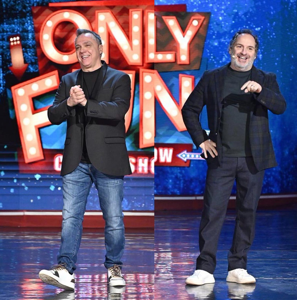I nostri Gabriele Cirilli e Gianluca Fubelli nel cast di #OnlyFun: #ComicoShow 😂

👉🏻Appuntamento il giovedì sera alle ore 21:25 sul #NOVE