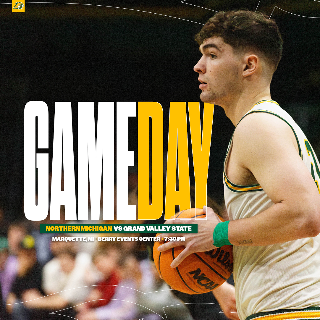 It's Game Day in MQT! One you're not gonna want to miss. 

🆚 Grand Valley State
🕢 7:30 PM
📍 Marquette, MI
🎟️ nmu.universitytickets.com/w/event.aspx?i…
📻 radioresultsnetwork.com/thepoint/
💻 flohoops.com/live/88670
📊 nmuwildcats.com/sidearmstats/m…

#NMUwildcats #ShareNMU