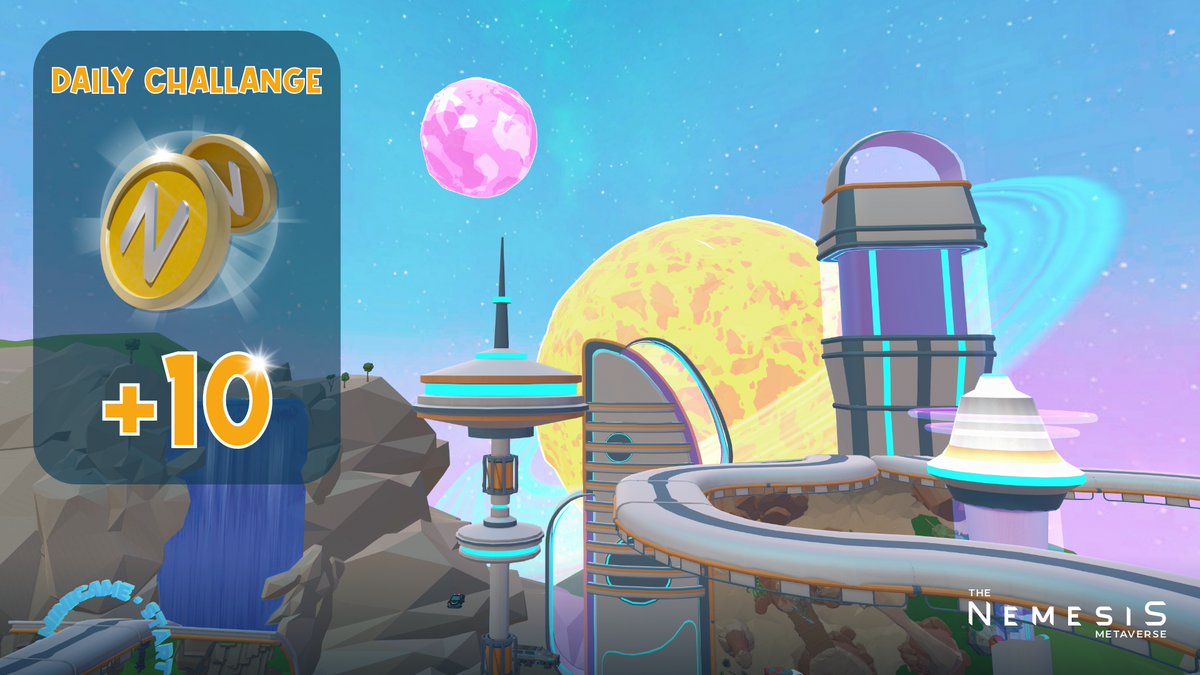 🚀 Head to Cloud City
🔥 Take on the daily challenge
💰 Earn 10 COINS effortlessly

You’re welcome 🤷‍♂️
👉 thenemesis.io/@cloudcity

#TheNemesis #P2E #TNC