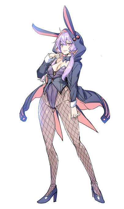 ゆかりさんバニー落書き 