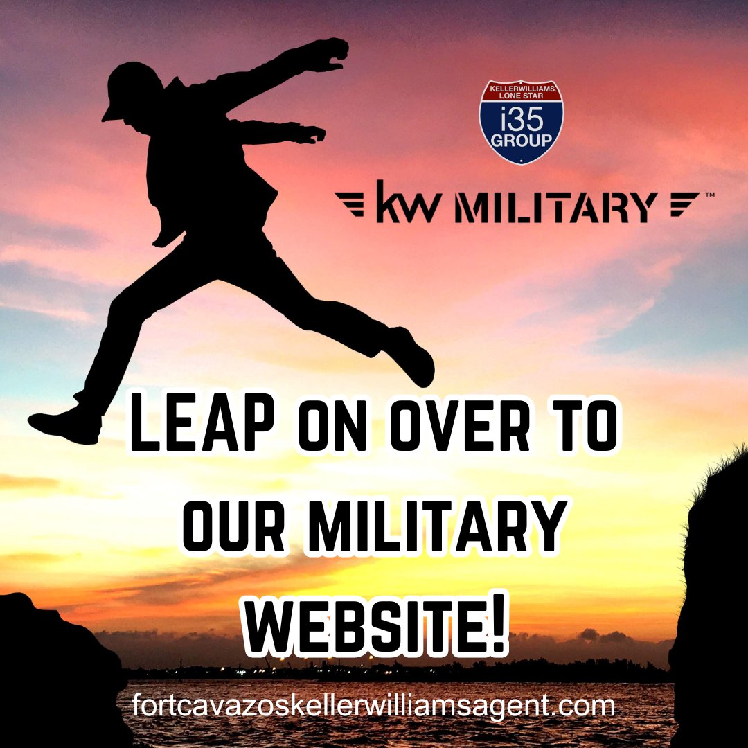 Do you need a local real estate agent?
📱Call or text Rachel Leslie today at 254.226.5889!!

#leapyear #leapyearday #february29 #leapover #thursday #thrivingthursday #fortcavazos #military #veteran #website #realtorlife #veteranrealtor #kwagents #kwrealty #centraltexas #i35group