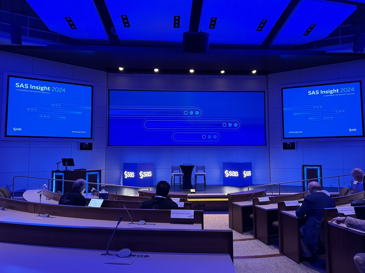 Excited to get started with SAS at #SASInsight2024. Stay tuned for a follow up covering all the highlights!

#analytics #ai #genai