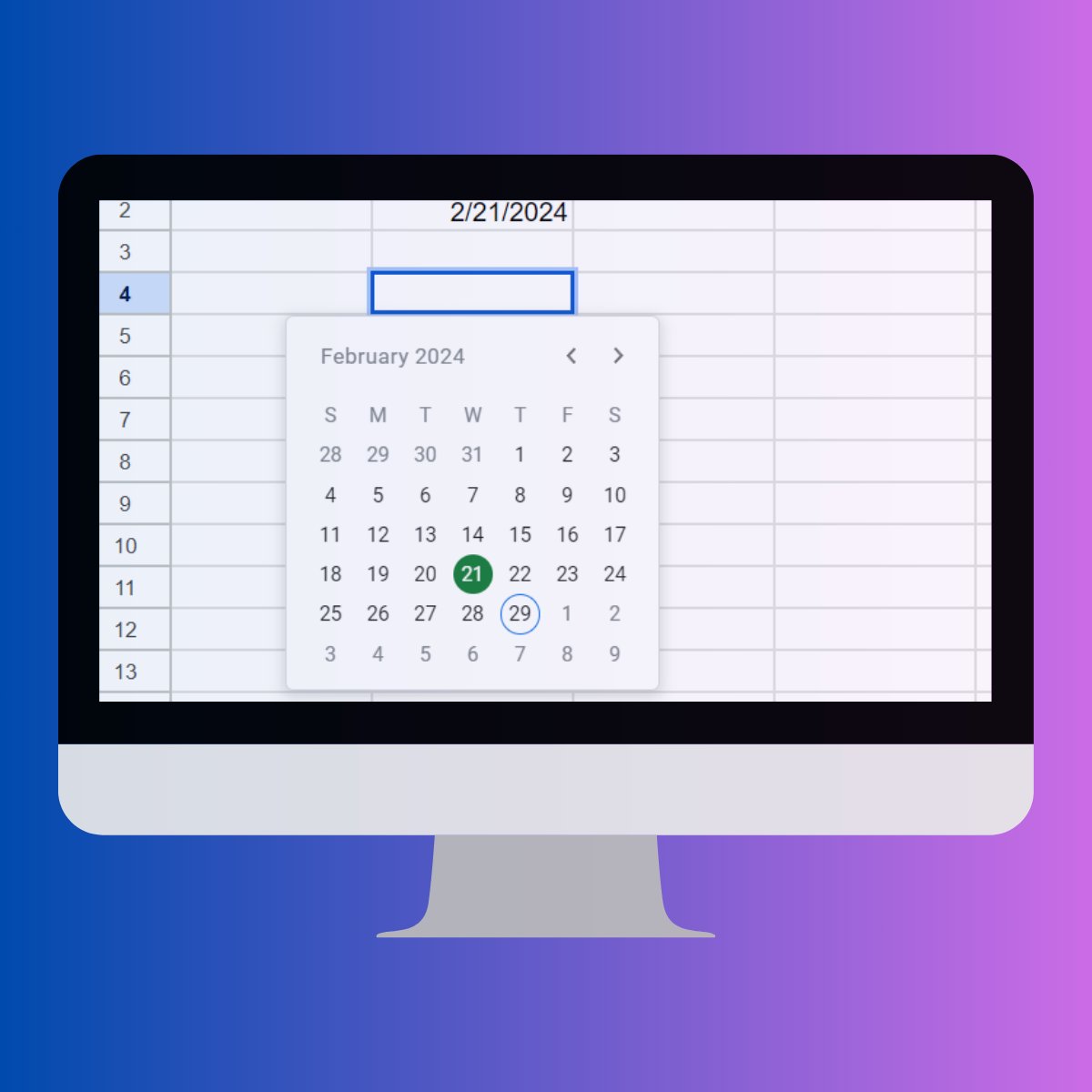 SheetMetric's tweet image. Did you know- Google Sheet offers a handy calendar pop-up for effortless date selection within a cell(s)!
A Thread:🧵
#googlesheets #googlesheettutorial #productivityhacks #sheetmetric