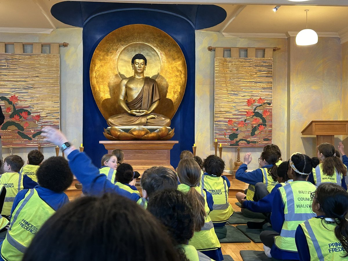 Y6 visited <a href="/LDNBuddhist/">LondonBuddhistCentre</a> today to consolidate their RE topic of Buddhism. They impressed us and the staff there by demonstrating everything they’ve learnt.