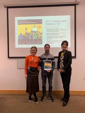 ATU Mayo (@atu_mayo) on Twitter photo Launching our MA in Transformative Practices in Equality, Diversity & Inclusion are <a href="/StarryOmen/">Mary Nestor</a>, Dr Davy Walsh, Programme Chair and Dr Deirdre Garvey, Head of Dept. <a href="/justinkerr123/">Dr Justin Kerr</a> <a href="/OFlynnATU/">Orla Flynn</a> <a href="/atu_ie/">Atlantic Technological University</a> <a href="/ATU_GalwayCity/">ATU Galway City</a> <a href="/EDI_ATU/">ATU Equality, Diversity and Inclusion</a>
gmit.ie/master-of-artsโฆ Launching our MA in Transformative Practices in Equality, Diversity & Inclusion are <a href="/StarryOmen/">Mary Nestor</a>, Dr Davy Walsh, Programme Chair and Dr Deirdre Garvey, Head of Dept. <a href="/justinkerr123/">Dr Justin Kerr</a> <a href="/OFlynnATU/">Orla Flynn</a> <a href="/atu_ie/">Atlantic Technological University</a> <a href="/ATU_GalwayCity/">ATU Galway City</a> <a href="/EDI_ATU/">ATU Equality, Diversity and Inclusion</a>
gmit.ie/master-of-artsโฆ