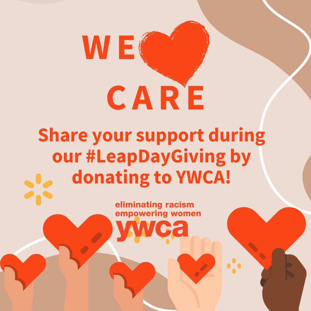 Make a #LeapDayGiving Donation Today! Consider making a one-time donation of $29, $129 or $229 to YWCA USA on February 29th. Your generosity will directly support our programs and initiatives that #EmpowerWomen and promote racial justice. Donate today! bit.ly/49ygOW8
