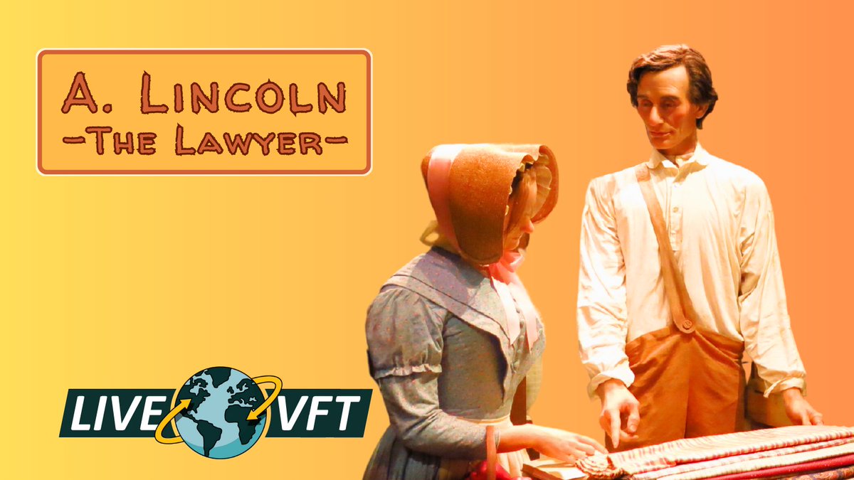 Today @ 1:00 PM ET (10:00 PT) | Free #virtualfieldtrip A. Lincoln - The lawyer Join us to tour his Springfield, IL home. Designed for #3rdgrade #4thgrade #5thgrade but all are welcome. Register here zoom.us/webinar/regist…