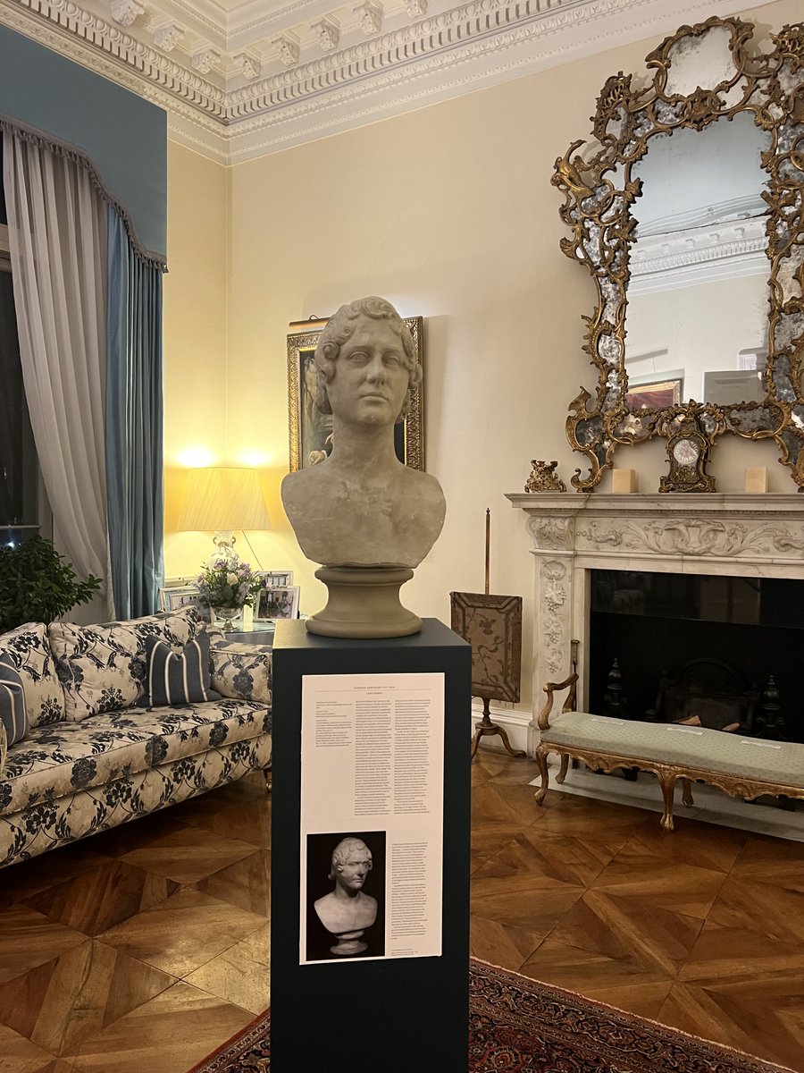 Last week we officially launched our year of celebrations for Byron's bicentenary with an event hosted by the Italian Embassy in London. The ceremony was opened by Ambassador Inigo Lambertini with poetry readings by Simon Armitage and @ScarlettSabet. bit.ly/3uPRXOS