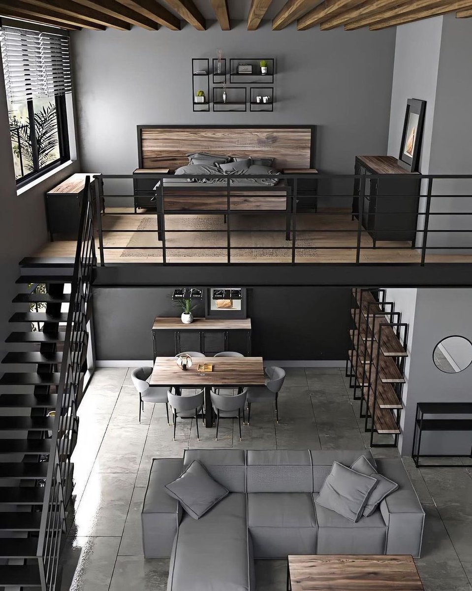 INTERIORPORN1's tweet image. this loft apartment &amp;gt;&amp;gt;&amp;gt;