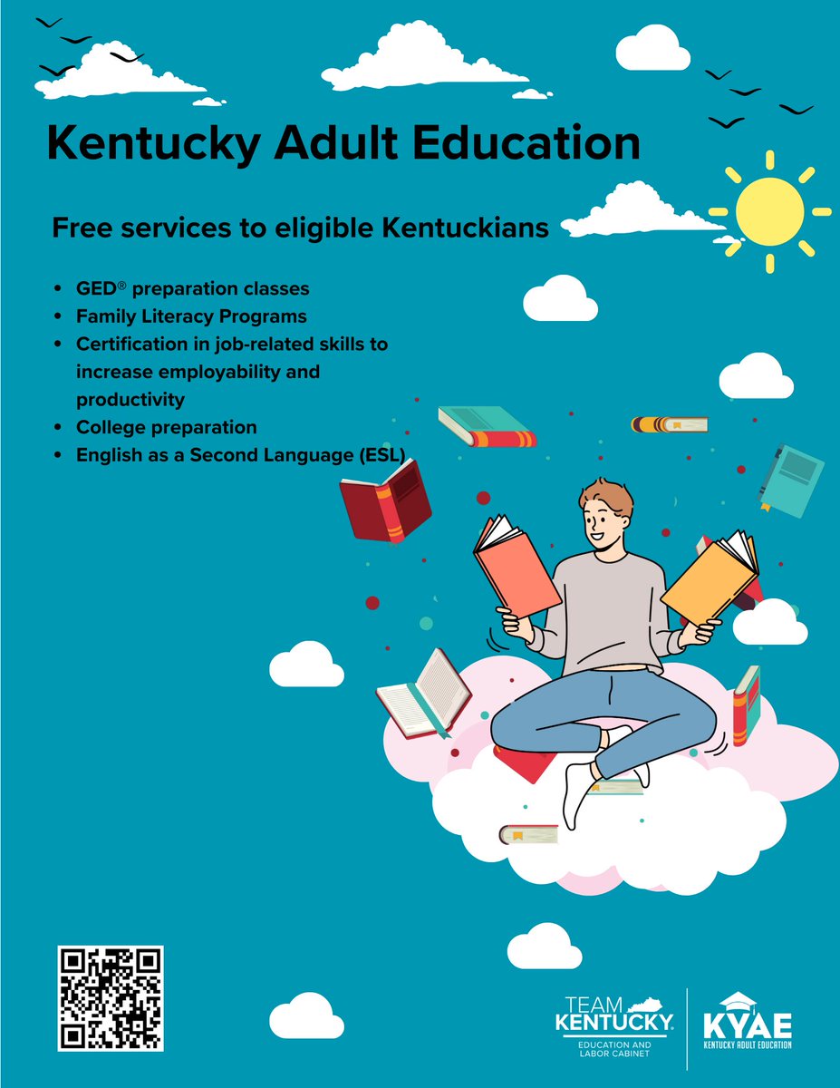 It's never too late to invest in yourself and your future.
#GED#KYAE#Adulteducation