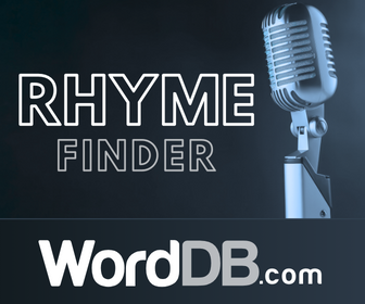 WordDB_com's tweet image. Need a rhyme? We've got you... worddb.com/rhymes
