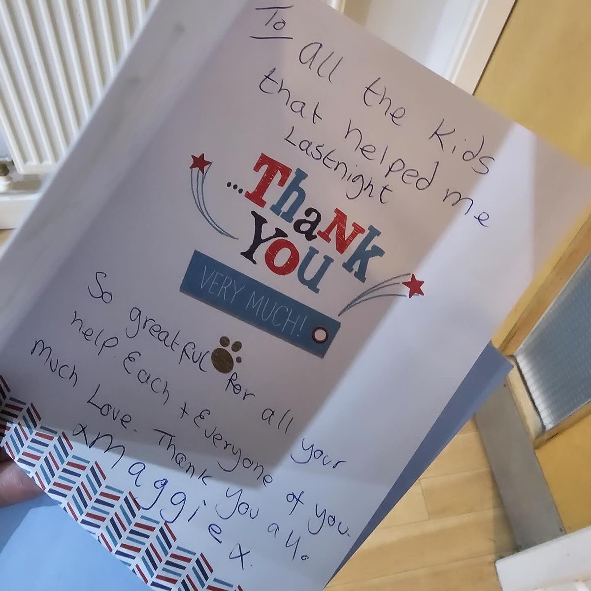 Our young people at the nightshelter were over the moon to receive this lovely thank you card from a lady that they helped outside the shelter this week 💜

We are all a part of the same community and the little things really do count #bekind

#thankyou #community #bettertogether