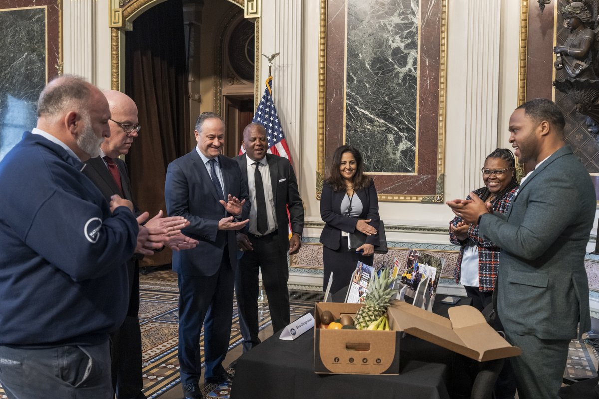 On Tuesday, members of the President’s Council joined @SecondGentleman, @SecVilsack, and others from the Biden administration at @WhiteHouse to celebrate new commitments made under the WH Challenge. Check out some photos from the event below!