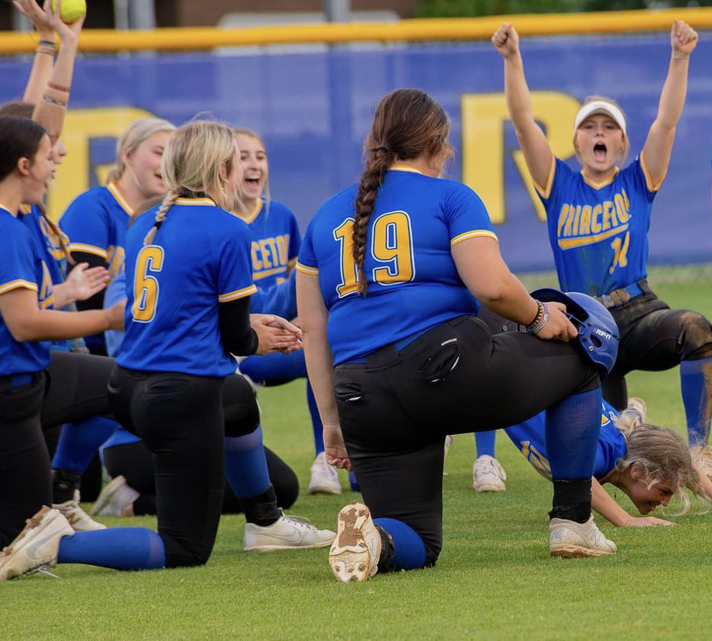 How we feel about it being game day!! We travel to Nash Central for our season opener at 5:00! 💙🥎💛