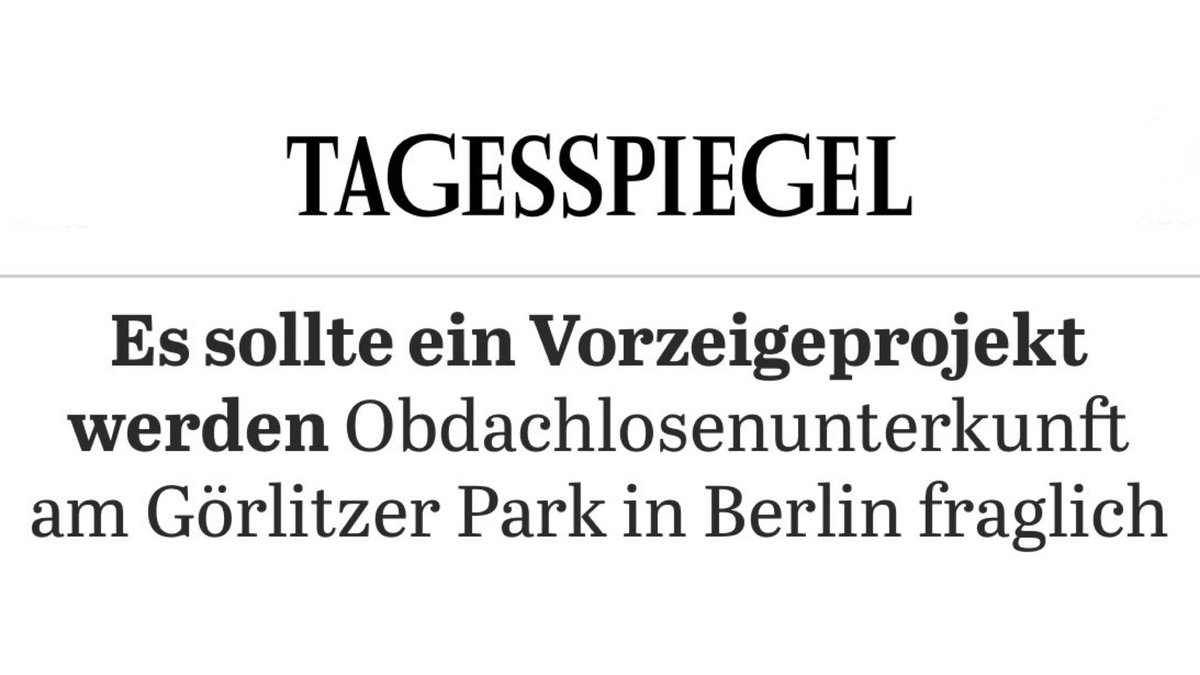 Wochenlang über einen schweineteuren Zaun fabulieren, der die Probleme nur verschärfen würde, aber dann da, wo ganz dringend was passieren muss, bei der Schaffung von Angeboten für Obdachlose & Suchtkranke, nichts auf die Kette kriegen: dieser Senat hat echt sowas von fertig! 😡